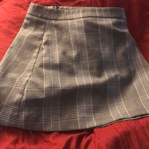 Plaid skirt from Express